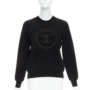 Chanel Starburst Logo Lurex Sweater